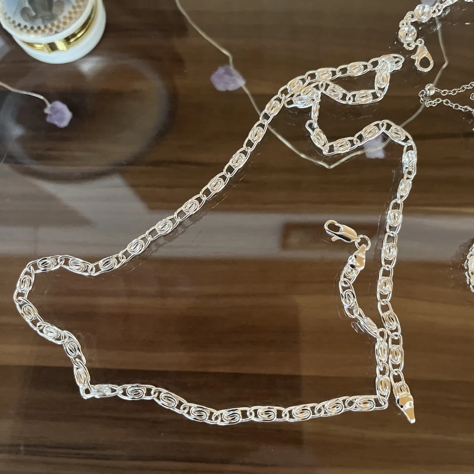 Konvolut Silber Damen Armband , Kette , Anhänger 7 Teile - Bild 3 von 4