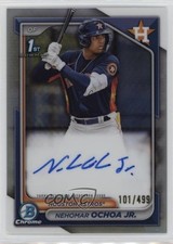 2024 Bowman Chrome Prospect Refractor /499 Nehomar Ochoa Jr #CPA-NOC Auto 00jz