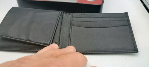 Geoffrey Beene DarBrown Ledertasche Herren Geldbörse Neu In Original Dose - Bild 4 von 6