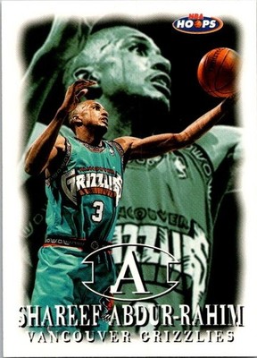 Shareef Abdur-Rahim - 1998-99 Hoops - # 30 - Grizzlies