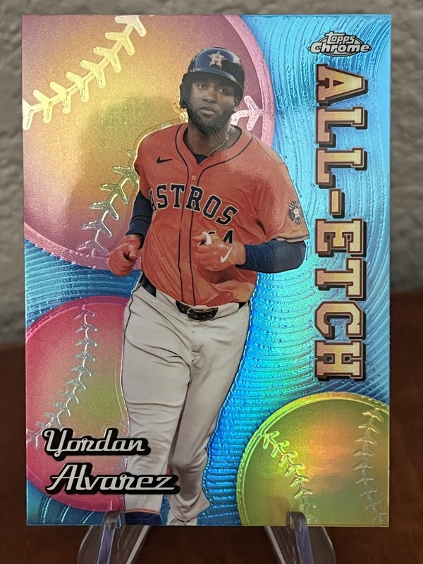2024 Topps Chrome Update Series - Chrome All-Etch Yordan Alvarez #CAEU-8