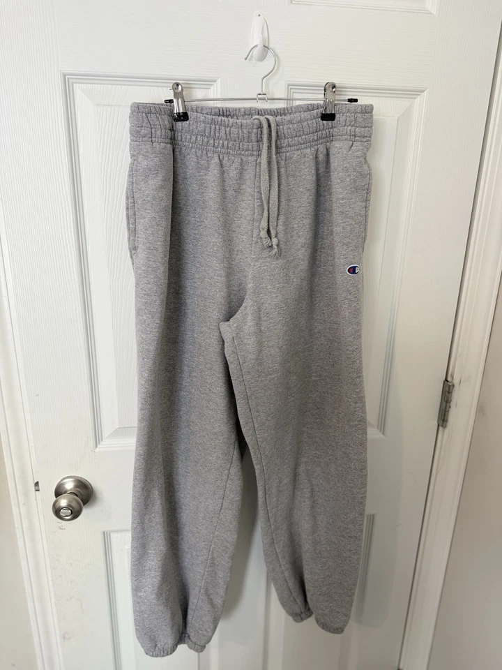 Women's Champion Light Gray Large Sweatpants - Image 2 of 4
