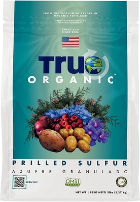 True Organic Prilled Sulfur   Fertilizer for Better Plant 5 lbs 