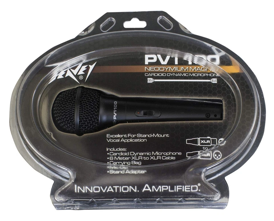 Peavey PVi 100 XLR Micrófono Cardioide Dinámico con Cable XLR Foto 2 de 2