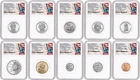 1776-2026 US Mint Complete 10 Coin Silver Proof Set, NGC PF70 FR, SOL Presale
