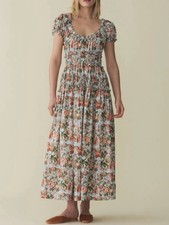 Doen Leanne Dress Calico Garden sz Small