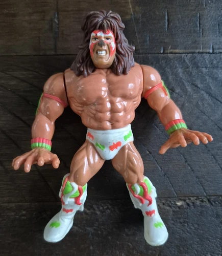 Vintage WWF Hasbro Series 2 Ultimate Warrior Action Figure 1991 Action Works