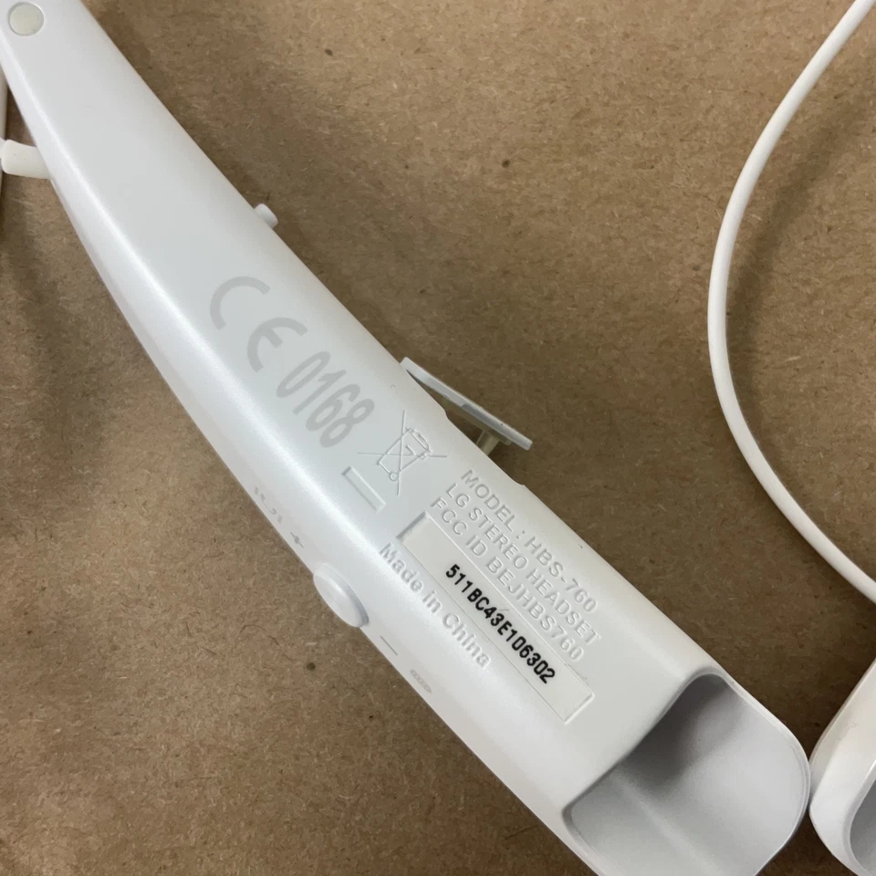 LG Tone Pro HBS-760 Premium Bluetooth Wireless Stereo Headset White - Image 4 of 4