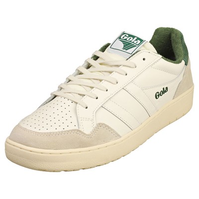 Gola Eagle Mens Casual Sneakers in Off White Green - 9 US