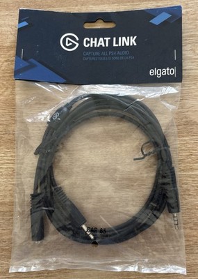 Elgato Chat Link Cable PS4 PS4 Pro Audio Adapter Stream Capture HD60 HD60S