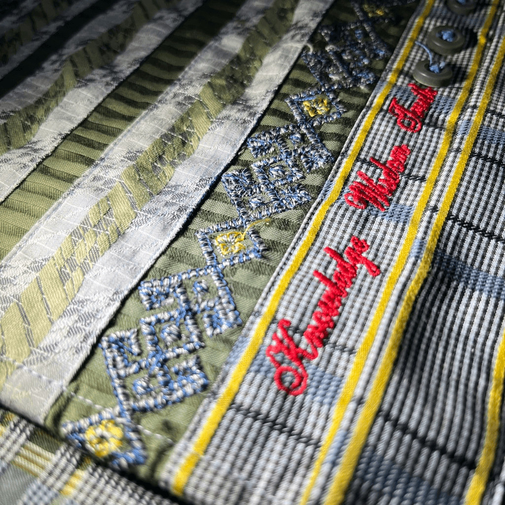 Robert Graham Patchwork Panel Button-Down Shirt  … - image 10