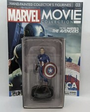 Marvel Movie Collection -Hand Painted *CAPTAIN AMERICA * Figurine #03 🔥🔥🔥🔥