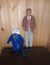 Mattel Barbie Ken Doll Brown Hair Blue Eyes Soft Head 1990 Body 1968 Suit Tux