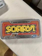 SORRY! Board Game by Hasbro in Portable Case Travel Road Trip Full Gameplay New