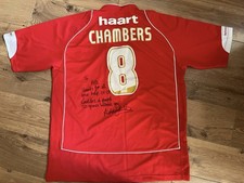 Signed Leyton Orient Home Shirt 07/08 by Adam Chambers (XL/Personalised)