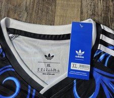 adidas Argentina Lionel Messi #10 Soccer Jersey Black/Blue/White XL Licensed