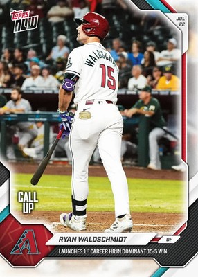 Ryan Waldschmidt Call-Up 1st HR - 2026 MLB Topps NOW - Card 478 Presale