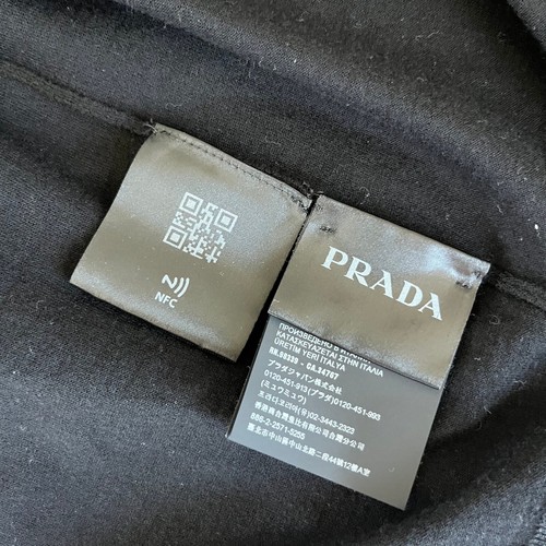 Prada Black Knit Button Up Mens Cardigan - Picture 5 of 6