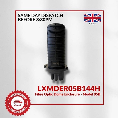 Fibre Optic Dome Enclosure, 5 Entry, IP68, Heat Shrink, 144 Fibre Capacity - Afbeelding 1 van 10
