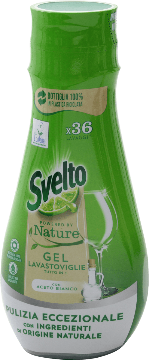 2 PEZZI Svelto Gel Lavastoviglie Tutto In 1 Powered By Nature aceto bianco,640ml