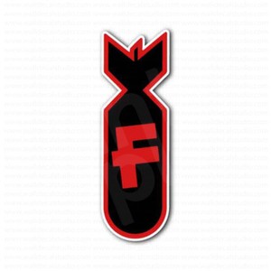 Dropping F Bomb Sticker Dropping F Bomb Sticker