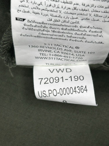 511 Tactical Jacket Men Large Green Padded Shoulders Ripstop Military Utility - Picture 6 of 12