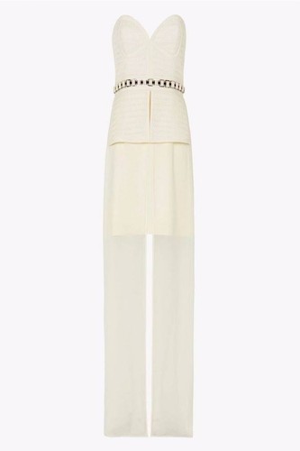NWT SASS & BIDE "Before You Go" Embellished Formal Wedding Dress Size 14 $795 - Picture 5 of 6