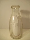 Vintage Glass Milk Bottle Indianapolis MBS Milk Bottle Services 1 Quart