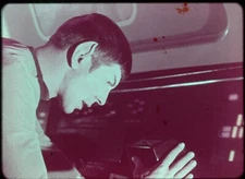 Star Trek TOS 35mm Film Clip Slide Spock on Bridge Leonard Nimoy ST.Spock.33