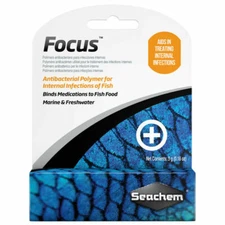 Seachem Focus 5 Grams Aids In Treating Internal Infections Marine And Freshwater