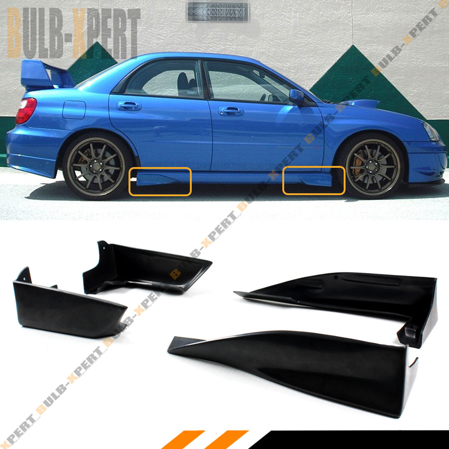 FOR 02-07 IMPREZA WRX STI GD FRONT+REAR SIDE SKIRT AERO FOR 02-07 IMPREZA WRX STI GD FRONT+REAR SIDE SKIRT AERO