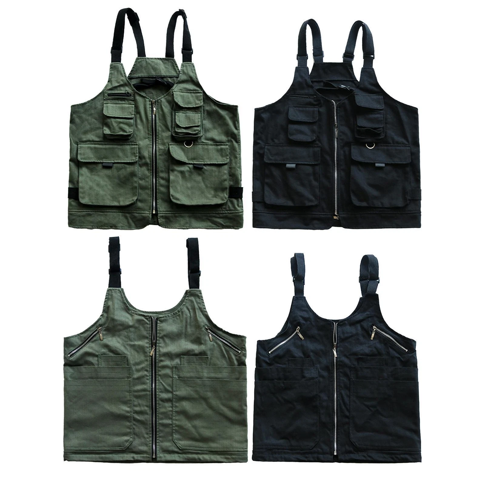 Barbecue Apron Outdoor Camping Vest with Multi Pockets Firewood Bag Grill Apron
Opens in a new windo