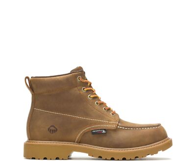 Wolverine Floorhand Waterproof Men\'s Size 9.5 Tan Slip Resistant Work Boots Wolverine Men main image 3
