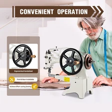 DIY Patch Leather Sewing Machine Shoe Repair Boot Nylon/Cotton Patcher Throat