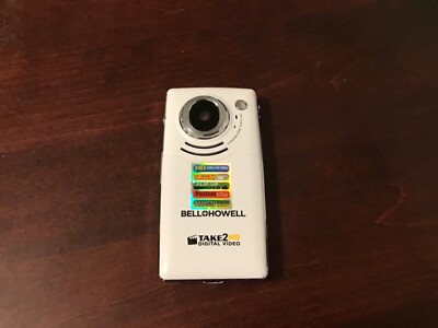 Bell and Howell take 2 hd digital video camera white