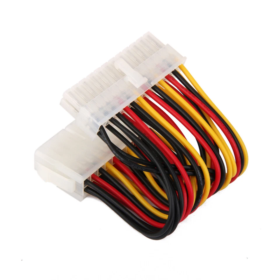 PC 18AWG ATX 20-pin Male to 24-pin Female Adapter Power Supply Motherboard Cable - Image 3 of 4