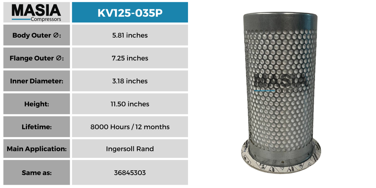 KV125-035P Air/Oil Separator Keltec Technolab | eBay