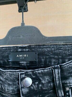 Amiri ,Broken Track Jeans in Vintage black x neon pink BNWT Amiri ,Broken Track Jeans in Vintage black x neon pink BNWT