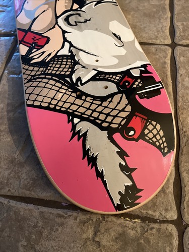 Arcade Skateboards Deck Strippers Scratch Off Blind Anna Nicole Boobs Girl NOS - Picture 6 of 7