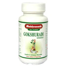 Baidyanath Gokshuradi Guggulu | Guggul | 80 Tablets for Urination, Diuretic Prob
