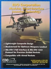 2004 EDO CORPORATION MODULAR SMART INTERFACE ROCKET LAUNCHER TECHNOLOGY PRINT AD
