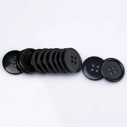 25mm Round Coat Buttons 4-Hole Flat Back Buttons Choice of size & Colours - Picture 34 of 35