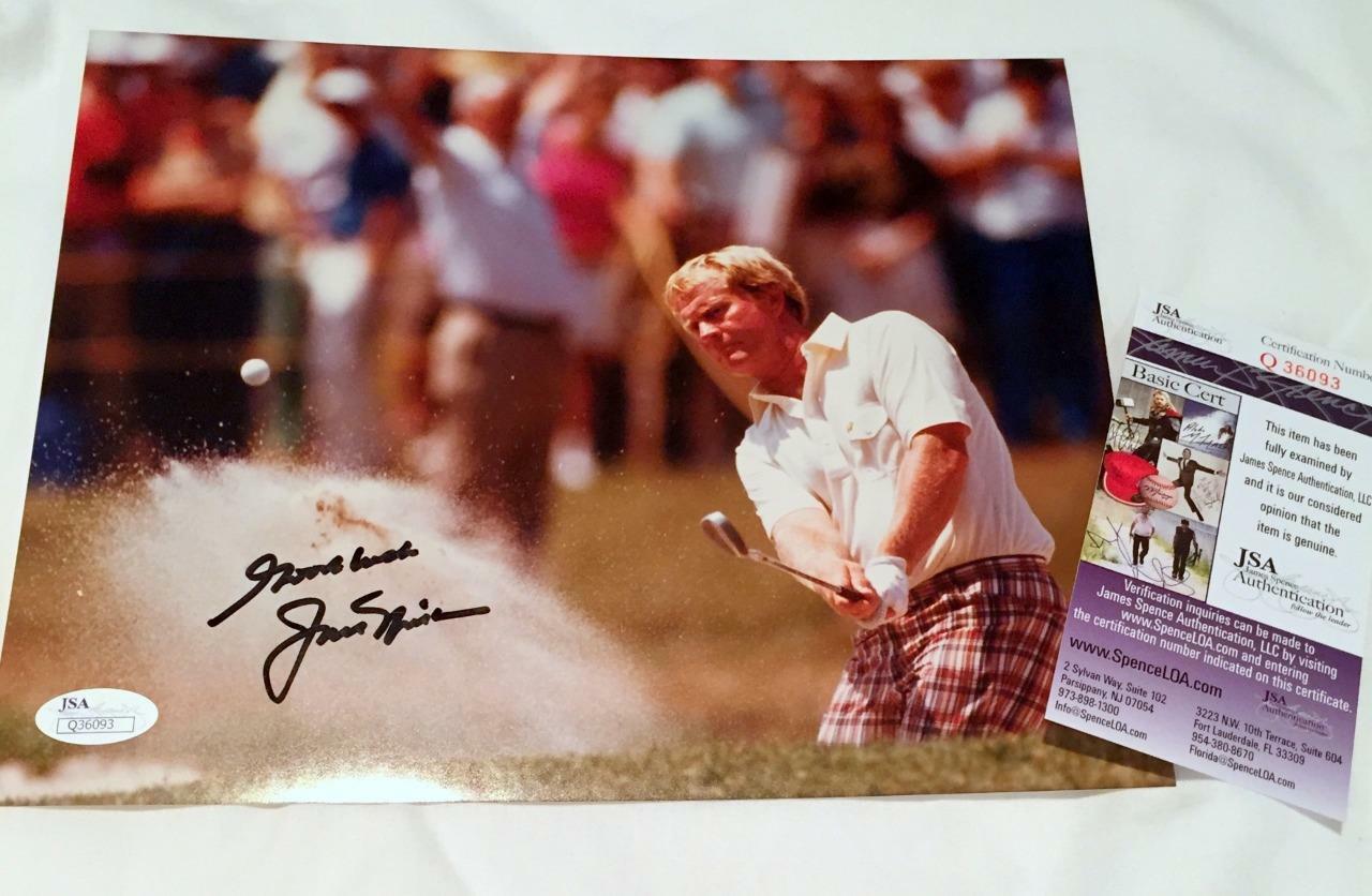 Jack Nicklaus signed / autographed Photo JSA authentication 