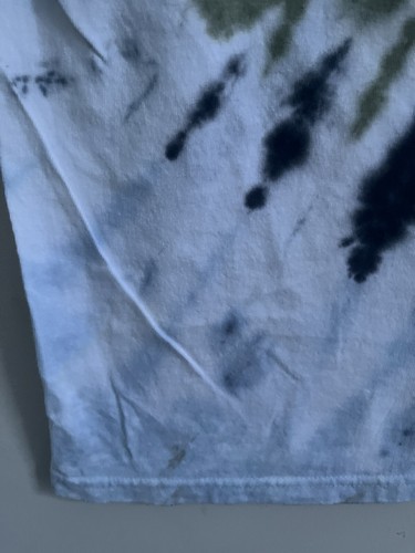 Pink Floyd Tie-dye T-shirt Dark Side of the Moon Youth Size Large White Green - Picture 5 of 7