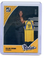 2019 Donruss WNBA KALANI BROWN RC THE ROOKIES #8 PURPLE PRESS PROOF #60/99