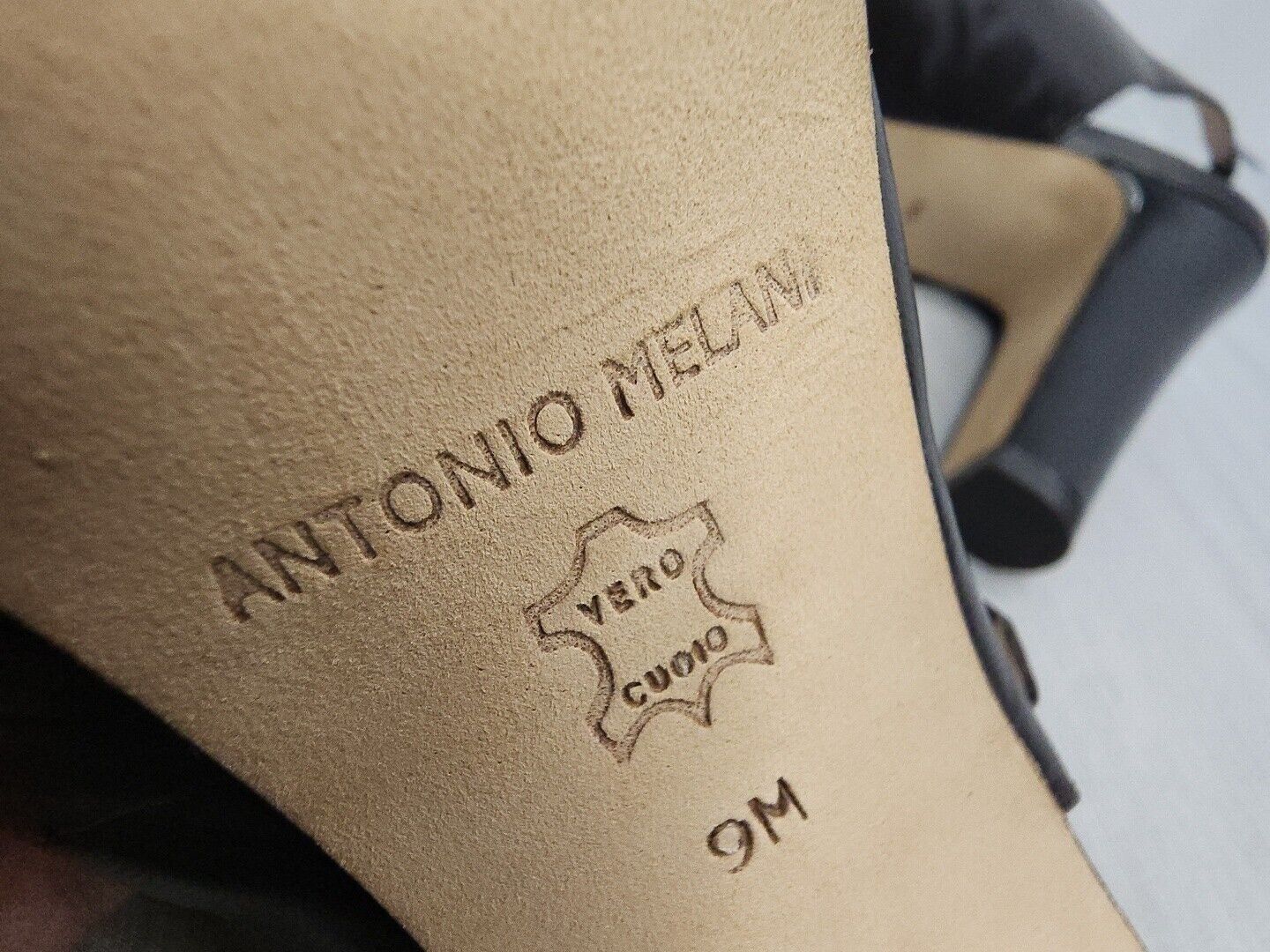 Antonio Melani Platform Heels Brown Size 9 Faux L… - image 16