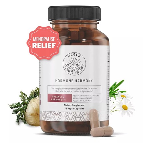 Happy Mammoth Hormone Harmony 72 Vegan Capsules Support System For Women New - Picture 2 of 11