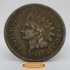 1905 Indian Head One Cent, Partial Liberty - #C38228NQ