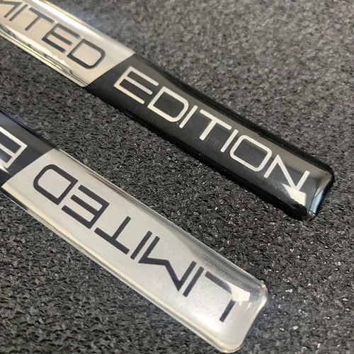 2× Car Limited Edition Logo Metal Stickers Emblem Badge Decal Trim Accessories - Picture 2 of 6