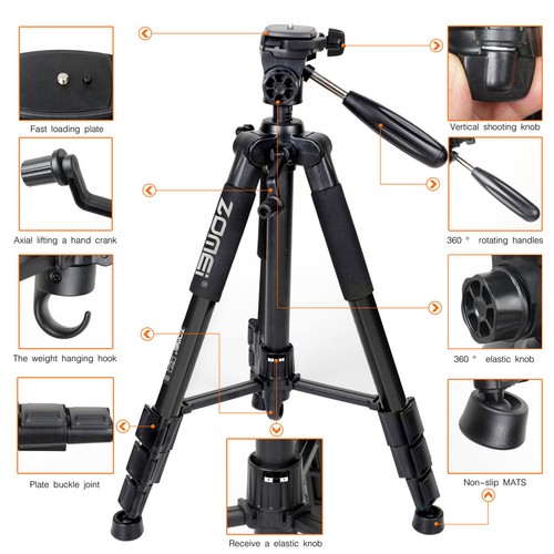 Zomei Tripod Pan Head for Canon Nikon DSLR Camera Video Aluminium Travel Pro - Picture 2 of 13
